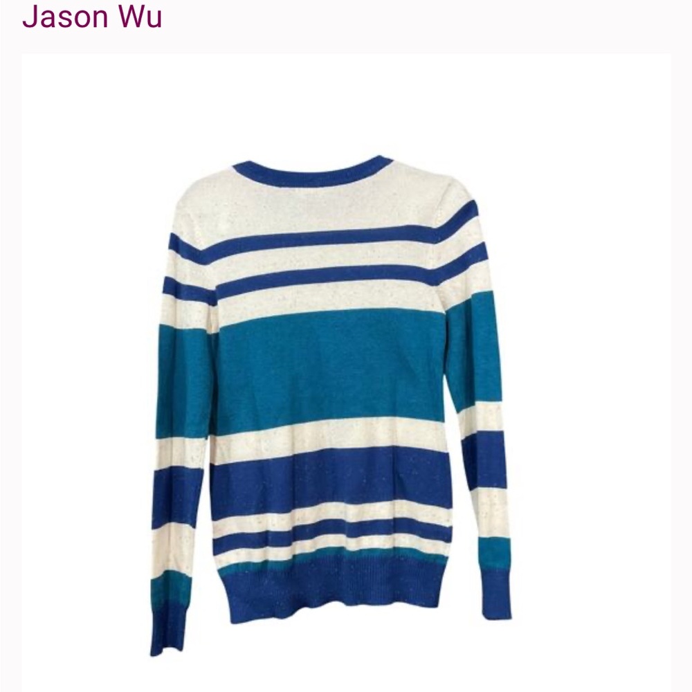 Jason Wu Sweater Women XXS Blue Stripes NWOT